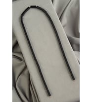 Hematit Doğal Taş Mat Siyah Dikdörtgen Kesim 4x13mm Dizi [AA]