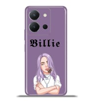 Vivo Y36 Kapak HD Renkli Dizayn Silikon Kılıf - Billie Mood