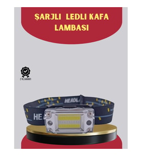 Mey İthalat® Şarj Edilebilir LED KAFA Feneri 215 Lümen XPE COB Güçlü Aydınlatma