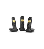 Gigaset A270 (1 Harici 3 Dahili) Dect Telsiz Kablosuz Telefon Santrali (Siyah)
