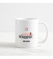 Tekstil Mühendisi Kupa Bardak (2. Tasarım) (Beyaz)