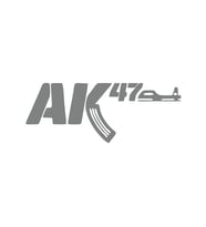 ak47 sticker17x17 Cm Gri