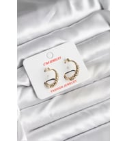 14K Gold Renk Kaplama CM Kadın Küpe - TJ-BKP11415