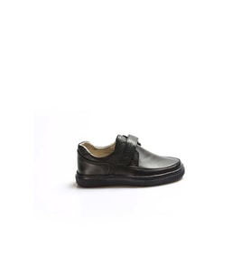 Hakiki Deri Unisex Çocuk Casual Ayakkabı 770PA917 (Siyah)