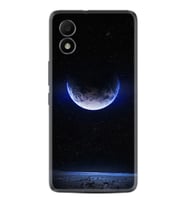 TCL 303 Kılıf Resimli Desenli Silikon Platinium Series Midnight Moon 1802