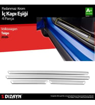 Drs Tuning Taigo Uyumlu Krom İç Kapı Eşiği 4 Parça. 2020 Üzeri Parça