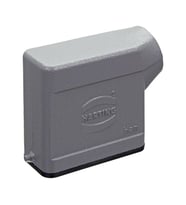 Harting Han 10A Hood Yan Girişli Konnektör Kaputu M20 Kablo Girişi 19200101540 Heavy Duty Connector