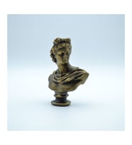 Apollo Heykel Büst Dekoratif Biblo (Altın)
