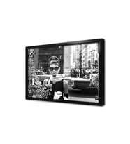 Audrey Hepburn Çerçeveli Mdf Tablo