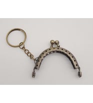 Angel Çanta Aksesuar 5 Cm Anahtarlıklı Cüzdan Klipsi Antik Metal