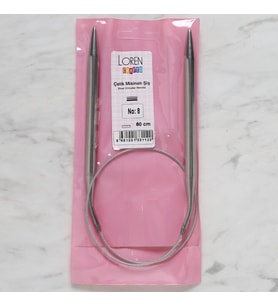LOREN CRAFTS 8 MM ÇELİK MİSİNALI ŞİŞ 60 CM