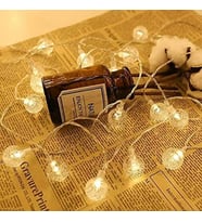 CRYSTAL WARM LED LİGHT BALL GÜN IŞIĞI KRİSTAL TOP LED IŞIK YILBAŞI AĞACI IŞIĞI SARI NOEL IŞIĞI 220 V