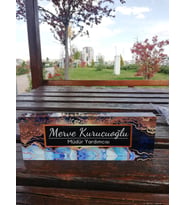 Öğretmen Masa İsimliği, Akrilik Masa isimliği, ankara Masa İsimliği