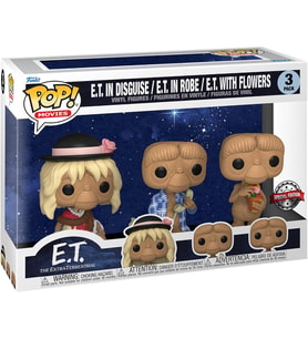 Funko Pop! Movies E.T. 40Th Vinil Figürler, Özel Sürüm, Çok Renkli, Özel, 3 Adet