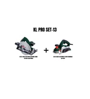 KLPro Set-13 (1350 W 185 MM ELEKTRİKLİ DAİRE TESTERE+850 W PLANYA MAKİNASI )