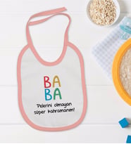 BK Kids Pembe Bebek Mama Önlüğü - Model 74