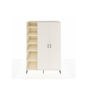 Kronos Dolap 7 Raflı 2 Kapaklı Tek Askılı 132x59x195 Aytaşı-Aytaşı/Aytaşı