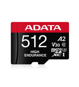 Adata 512 GB High Endurance microSDXC 4K U3 V30 A2 Hafıza Kartı