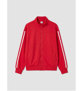 LCW Kids Kırmızı Kız Çocuk Fermuarlı Sweatshirt