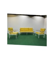 3+1+1 Beyazprofil Bahçe,balkon,teras,cafe,çay Seti,oturma Grubu,koltuk Takımı,ofis Koltuğu (Sarı)