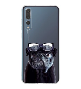 PrintiFy Huawei P20 Pro ile Uyumlu 1mm Slim Fit Köpek 3 050f Baskılı Şeffaf  Kılıf
