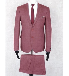 Yelekli  Slimfit Drop 6 Takım Elbise