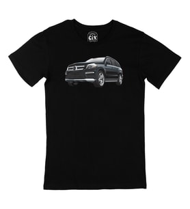 Siyah Suv Araba Siyah Tişört