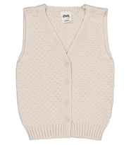Civil Baby Baklava Desen 6-18 Ay Yelek - Haki 9-12 Ay (Gri)