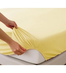 Newsheet %100 Pamuklu Çift Kişilik Penye Lastikli Çarşaf (180x200 cm) – Kaymayan & Nefes Alan Konfor