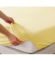 Newsheet %100 Pamuklu Çift Kişilik Penye Lastikli Çarşaf (180x200 cm) – Kaymayan & Nefes Alan Konfor