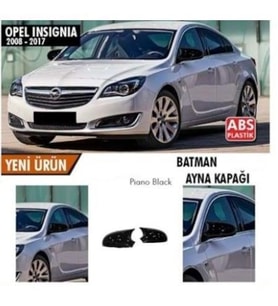 Opel İnsignia A 2008-2017 Batman Yarasa Ayna Kapağı Piano Black