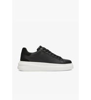 Guess Elbina Kadın Siyah Deri Sneaker FLPVIBSUE12-BLACK