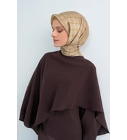 Armine Saf İpek Sura Eşarp-2026 İlkbahar-Yaz- 953000D (Vizon)