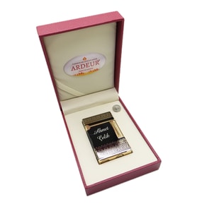 Ardeur® Prestige Siyah Altın İsme Özel Çakmak Hediyelik Çakmak