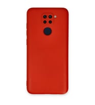 Redmi Note 9 Kılıf Nano Içi Kadife Silikon - Kırmızı