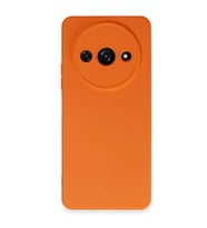 Xiaomi Redmi A3 4g Kılıf Nano İçi Kadife Silikon - Turuncu