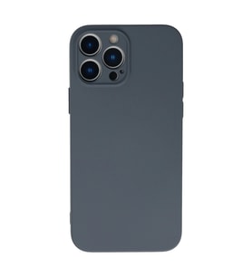 iPhone 13 Pro Kılıf Nano İçi Kadife Silikon - Gri