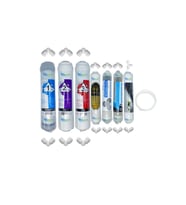 PWS Kapalı Kasa Su Arıtma Cihazı  STD 7li mebransız  B12 alkali +şeffaf mineral +detox+gümüş iyon