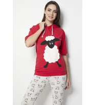 DoReMi Bayan Pijama Takımı (Bordo)