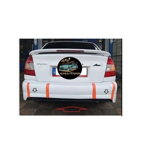 HYUNDAİ ACCENT MİLENYUM KASA GTM ARKA TAMPON EKİ FİBERGLASS BOYASIZ