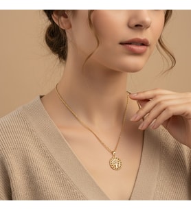 STİL İNCİSİ/XUPING JEWELRY YAŞAM AĞACI MODEL KOLYE (Altın Rengi)