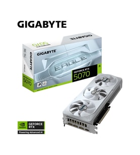 Gigabyte RTX 5070 Eagle OC Ice SFF 12G GV-N5070EAGLEOC ICE-12GD 192 Bit GDDR7 12 GB Ekran Kartı