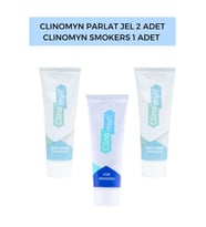 Smokers 75 ml + Temizle Parlat Diş Beyazlatan ve Parlatan Fresh Jel Diş Macunu 75 ml x2