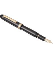 Platinum Pnb13000#3776 Century Gold Trim 1 Black In Black F Dolma Kalem