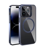 Apple iPhone 15 Pro Max Kılıf M-safe Şarj Özellikli Standlı Zore Klon Kapak
