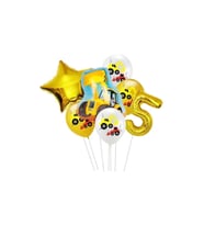Iş Makina Fiğürlü 5 Yaş Balon Seti