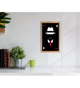BK Home İsme Özel Godfather Baba Tasarımlı Dekoratif Retro Ahşap Tablo-14