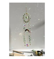 Aventurin Sun Catcher 3 - Güneş Tutucu, Güneş Yakalayıcı, Doğal Taşlı, El Yapımı (Yeşil)