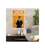 Ahşap Retro Mdf Poster , Komik Sözler , Duvar Yazıları , Manzara ,  Tarih , Edebiyat - Tbl0410