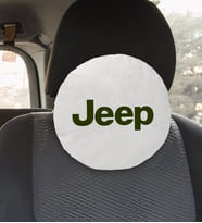 BK Gift Jeep Tasarımlı Yuvarlak Araç Koltuk Yastığı-1
